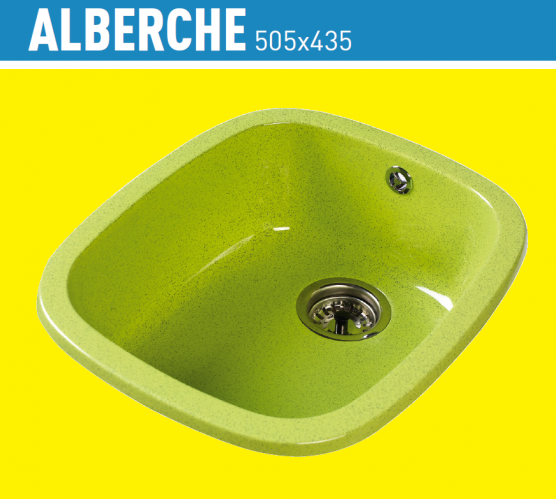 FREGADERO SINTÉTICO DE ENCIMERA ALBERCHE 50,5 X 43,5 CM URDAPLAST 