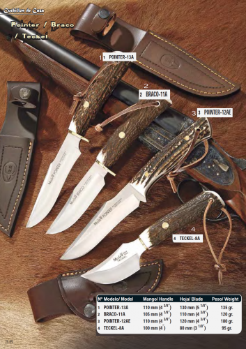 CUCHILLOS- -BRACO-11A

CUCHILLOS -POINTER-12AE

CUCHILLOS-TECKEL-8A