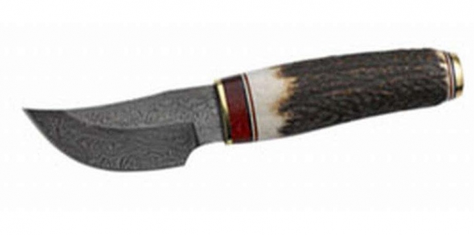 muela CUCHILLO CON MANGO DE ASTA DE CIERVO AFRICA -7DAM