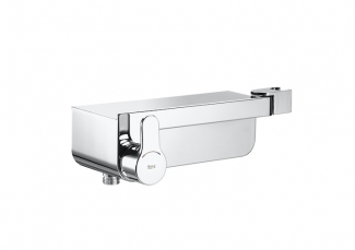 MEZCLADOR MONOMANDO EXTERIOR  PARA DUCHA CON REPISA Y SOPORTE DE DUCHA INTEGRADO DECK A5A2088C00