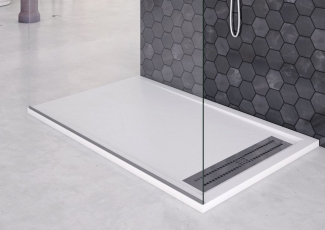 PLATO DUCHA  CON SEMIMARCO SILEXGEL.NUDESPOL