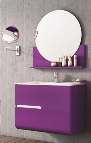 MUEBLE DE BAÑO CON FONDO REDUCIDO BALI 2 CAJONES.