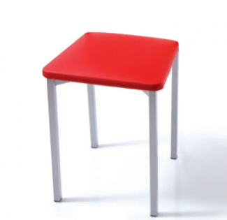  2 UNIDADES TABURETE  DE COCINA SIN RESPALDO  ALBA TAPIZADO POLIPIEL