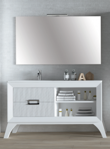 MUEBLE DE BAÑO L-GANT 2 CAJONES Y ESTANTERIA. CAMPOARAS.