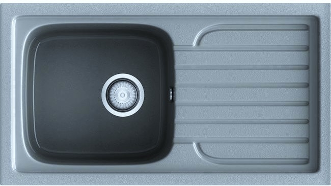 FREGADERO SINTÉTICO TOPACIO 116. POALGI ENCASTRE 785X425mm