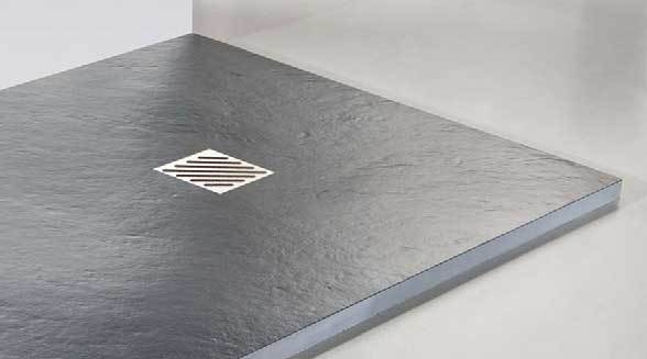 Plato ducha Textura piedra.