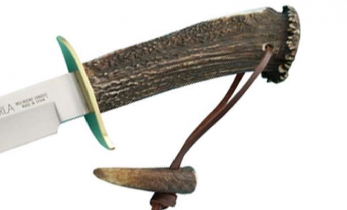 CUCHILLO ASTA DE CIERVO CAZORLA-16 MUELA