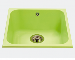 FREGADERO SINTÉTICO DE ENCIMERA O BAJO ENCIMERA TAJO  445 x 445 mm URDAPLAST.