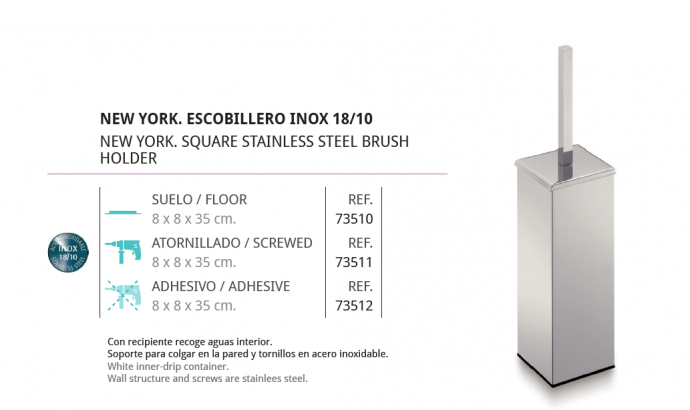 INDUSTRIAS METALÚRGICAS BELTRÁN

Escobillero suspendido

Escobillero baño

Escobillero baño pared