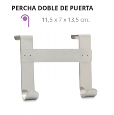 PERCHA DOBLE DE PUERTA 00896 DE BELTRAN