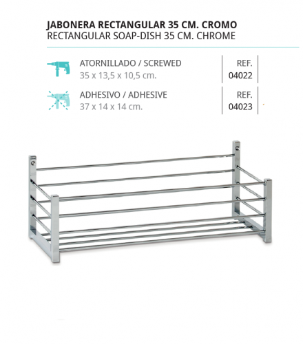 JABONERA DELUXE DE BELTRAN  4022
jabonera para baño acero inoxidable