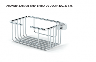 BELTRAN JABONERA LATERAL  PARA BARRA DE DUCHA  IZQUIERDA 20 CM EN STOCK