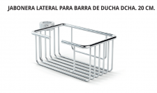 BELTRAN JABONERA LATERAL  PARA BARRA DE DUCHA DERECHA  20 CM EN STOCK