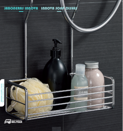 Jabonera ducha sin tornillos

JABONERA PARA COLGAR EN GRIFO INNOVA. BELTRAN 3396