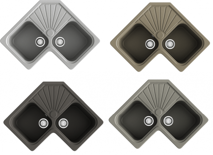 FREGADERO SINTÉTICO BASIC AGATA 102. POALGI