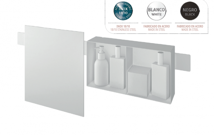 CONJUNTO ESPEJO DE BAÑO Y MUEBLE MODELO TOKIO BELTRAN NOVEDAD
