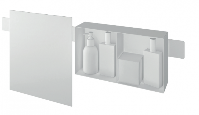 CONJUNTO ESPEJO DE BAÑO Y MUEBLE MODELO TOKIO BELTRAN NOVEDAD
