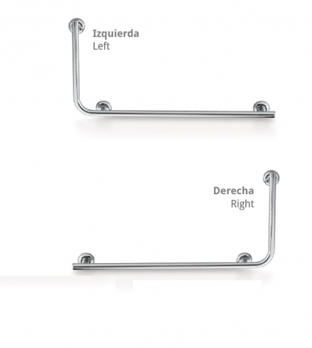 BELTRAN ASIDERO ANGULAR A 90º PLATO DE  DUCHA O BANERA  INOX 18/10 02925 O 02935 NUEVO