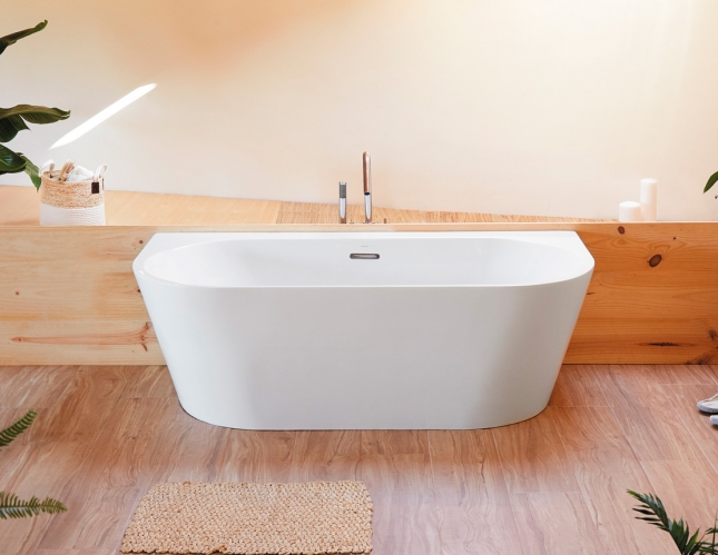 BAÑERA EXENTA SERIE TORINO MURO NUEVA SANYCCES