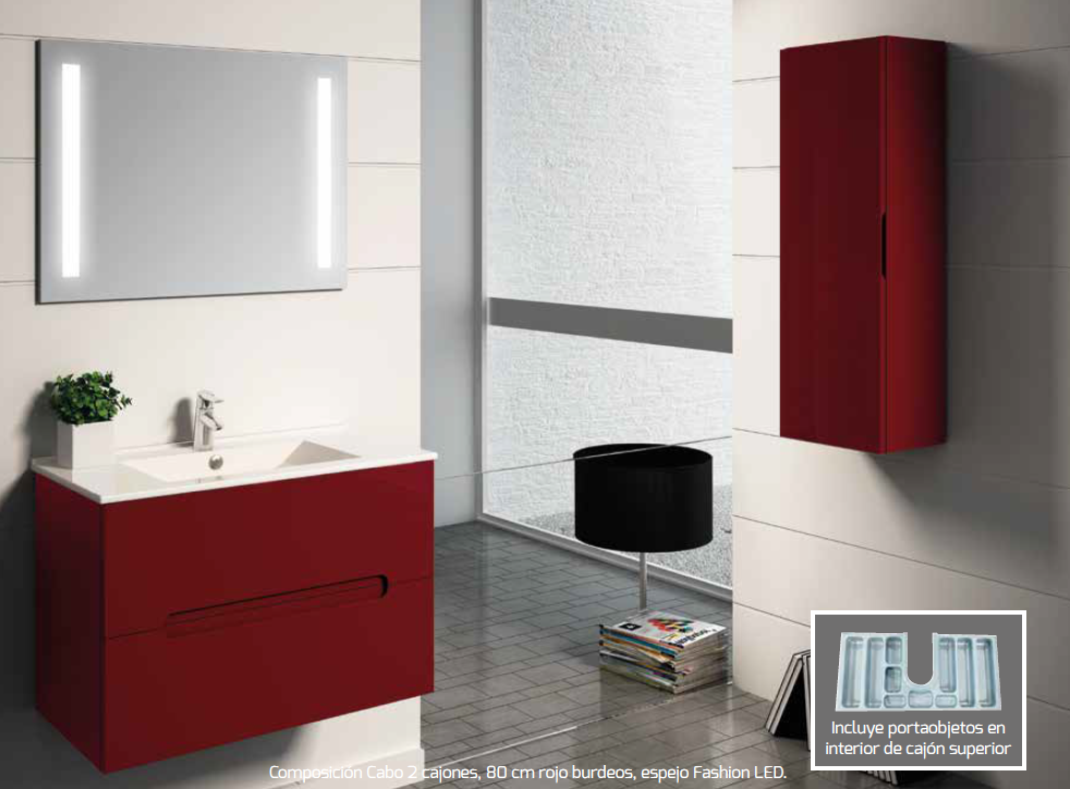 OFERTA.MUEBLE DE BAÑO MODELO CABO 2 CAJONES. MAESTRE ( entrega...