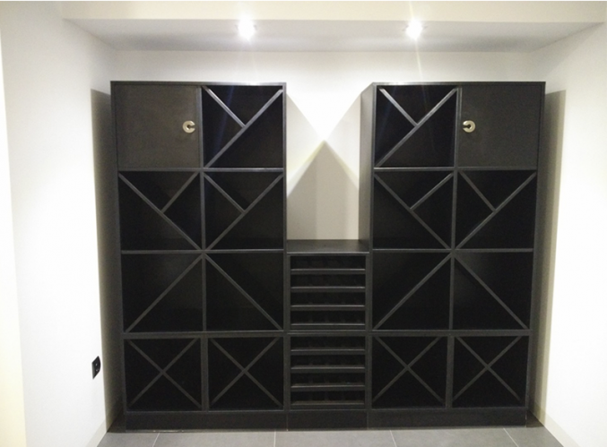 mueble botellero madera