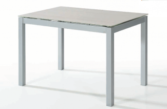 CONJUNTO MESA DE COCINA TESA ENCIMERA CRISTAL CON SILLAS Y TABURETES. BAILEN BHF