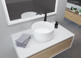 LAVABO DE CERÁMICA SOBRE ENCIMERA ANETO BRILLO  - DECORATIVO ARTANDBATH