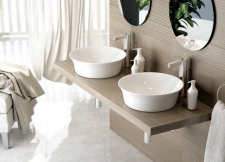 LAVABO DE CERÁMICA SOBRE ENCIMERA AJAX PORCELANA ARTANDBATH