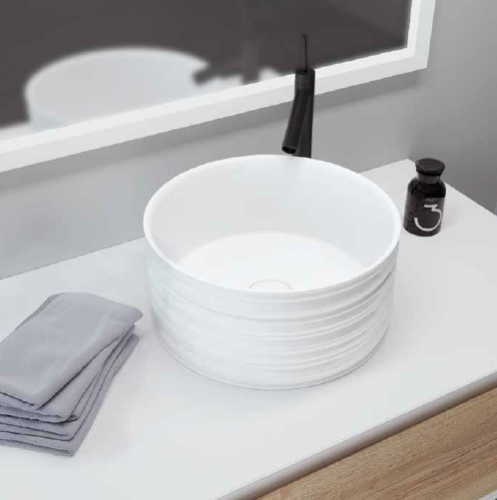 LAVABO DE CERÁMICA SOBRE ENCIMERA ANETO  ARTANDBATH.