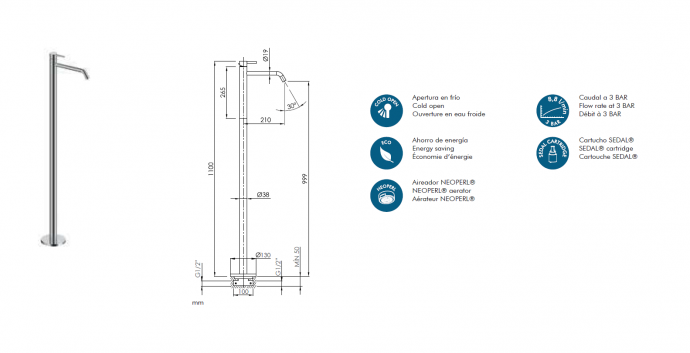 GRIFERIA LOOP PARA BANERA SANYCCES
