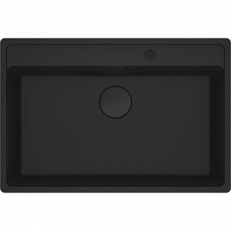 Franke Maris MRG 610-72 TL | Fregadero de Fragranite Negro Mate 1 Cubeta