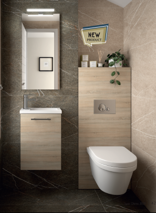 MUEBLE DE BAÃO MICOR DE FONDO REDUCIDO.SALGAR