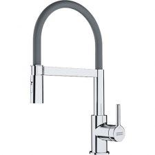 FRANKE GRIFO DE COCINA LINA PULL OUT SPRAY CROMADO â GRIS  EXTENSIBLE    NOVEDAD 115.0626.087