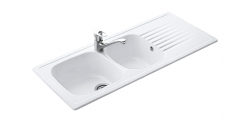 FREGADERO DE CERÃMICA LUISINA TARGA  EV675201 - 1120 x 510 mm