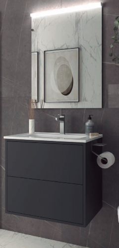 MUEBLE DE BA&Ntilde;O OPTIMUS SUSPENDIDO 2 CAJONES &ndash; SALGAR