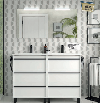 MUEBLE DE BA&Ntilde;O ATTILA 3 CAJONES &ndash; SALGAR