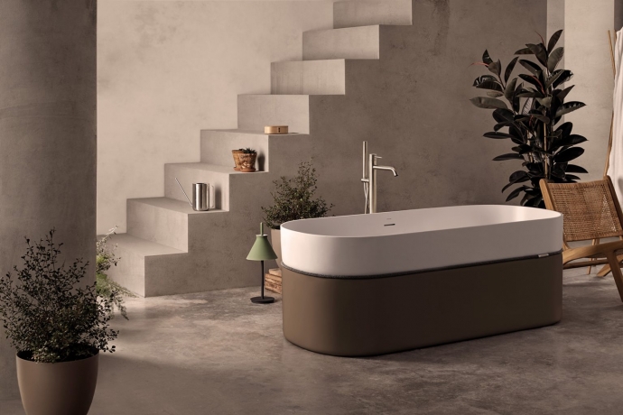 Calma y Tempo, dos bañeras que exploran la visión mediterránea del ritual del baño
