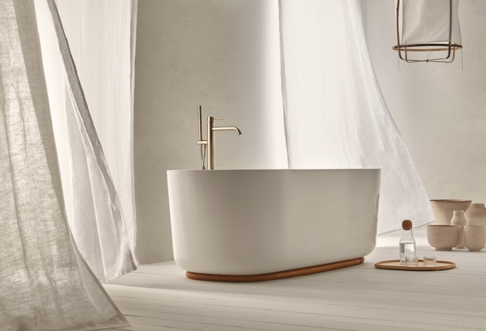 Calma y Tempo, dos bañeras que exploran la visión mediterránea del ritual del baño