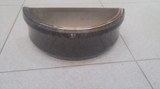 JARDINERA DE GRANITO PARA LAPIDA N6 DOBLE.