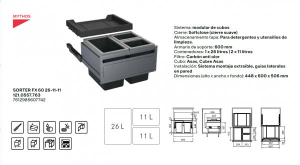 Franke cubos basura hotsell