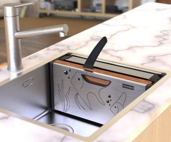 Porta Accesorios Franke Andy Chef 112.0619.946 de Acero Inoxidable