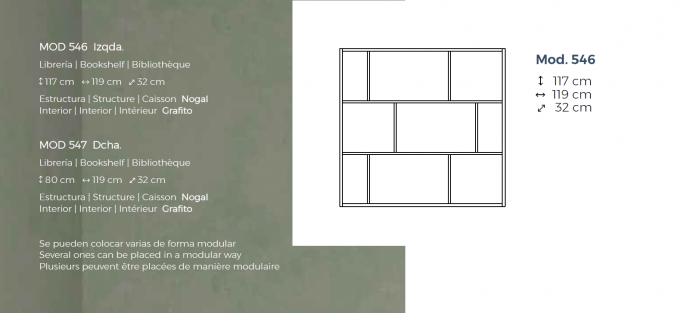 MUEBLE DE LIBRERÍA NACK – 546 HERDASA 