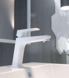  GRIFO MONOMANDO DE LAVABO MODELO MARRIOT BLANCO 3150BL GME 