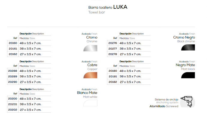 BARRA TOALLERO   LUKA BELTRAN  20160