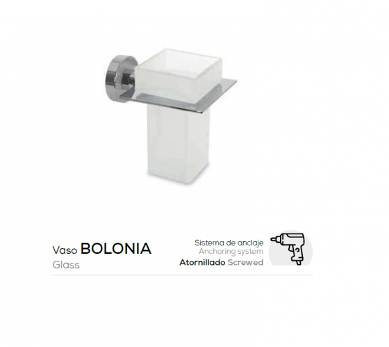  VASO  MODELO BOLONIA 10906
