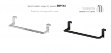 BARRA TOALLERO COLGAR EN MUEBLE  MODELO  RIMINI BELTRAN 