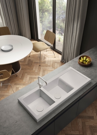 FREGADERO SOBRE ENCIMERA  HAPI SYAN - NOVEDAD