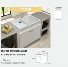 MUEBLE DE MELAMINA COLOR BLANCO SYAN ENVÃO GRATIS A LA PENISULA