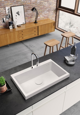 FREGADERO SOBRE ENCIMERA  LAIMA SYAN - NOVEDAD