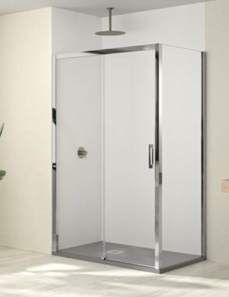 MAMPARA MISURI ANGULAR 1 FIJO+ CORREDERA Y 1 LATERAL FIJO. DOCCIA EN STOCK